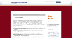 Desktop Screenshot of blog.informalleadership.com