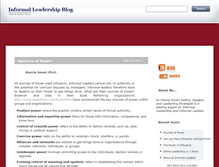Tablet Screenshot of blog.informalleadership.com