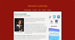 Desktop Screenshot of informalleadership.com